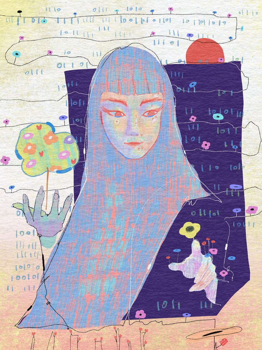 Cherished has found her new home today. When one of collectors come back to collect my work, it is really special…. And when the collector is your favorite artist,,.I felt like I was walking on clouds 😊 thank you so much <a href="/tiffatronn/">tiffa</a> 🙏❤️