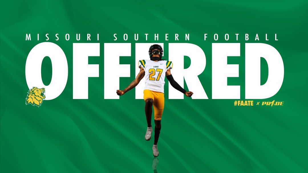 FilerJackson's tweet photo. Thankful to receive an offer from Missouri Southern. @FBCoachCarlo @CoachGalloM @CoachAaronTerry https://t.co/vK4D2IFX4N