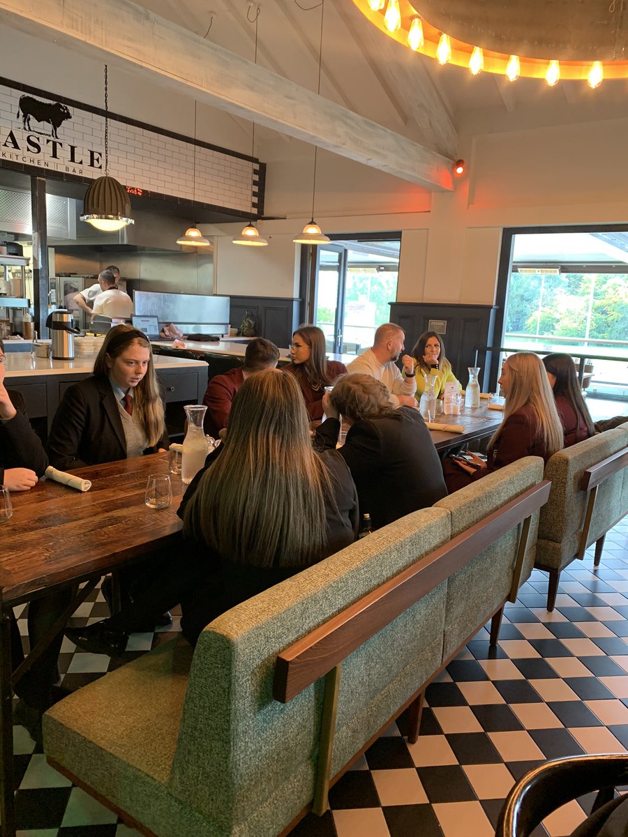 StPiusXHEDept1's tweet photo. Students got to enjoy a selection of  lunch items in the Castle Kitchen @GalgormResort after our tour around the resort. @spxpost16 @spxks4 @spxcollege https://t.co/tTHj3Ifw3B