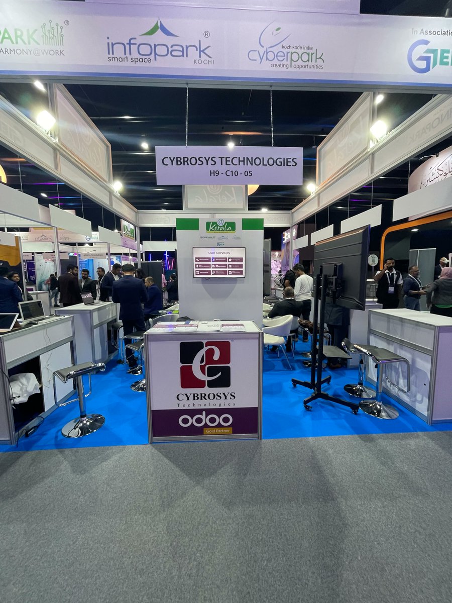 Cybrosys's tweet image. 📅 Day#1

Wrap to the First day of GITEX GLOBAL!
Happy to meet our customers!
Visit CYBROSYS Technologies Pvt Ltd at GITEX!
We look forward to meeting you at Hall 9, Stand H9- C10.05 at the Dubai World Trade Centre.
#GITEX2022 #Dubai #cybrosysodoo #odooerp #odoogoldpartner