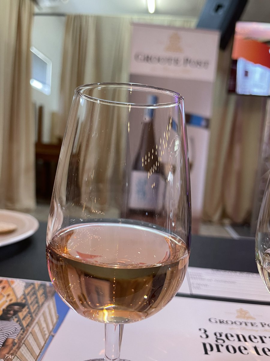 winecoza's tweet photo. Winning the Allan Mullins Best Rose 🌹 at @RoseRocksSA @GrootePost @Woordfees is a huge achievement and honour #roserocks ‘as light as possible’ is instruction from Nick to winemaker Lucas #pinotnoir https://t.co/Fzd2owDkBl