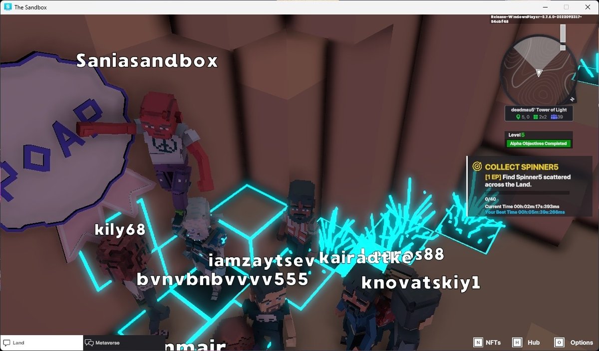 artis1289's tweet photo. @TheSandboxGame @deadmau5 I just participated in the #SandboxAlphaS3Giveaway for a chance to win 500 SAND! Found George from the Metaglitch in @deadmau5's Tower of Light, check out my screenshot below!
👇 https://t.co/1DyuCpKQmL