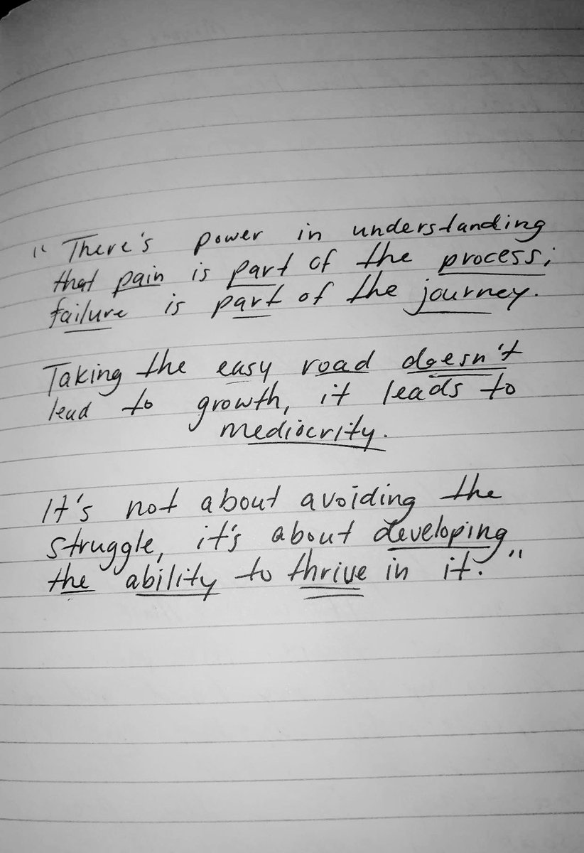 @Maz1Nine shared this quote with our team 3 years ago & it has stuck with me in every aspect of life. Discipline of today > regret of tomorrow You may not see the fruits of your labor today, or tomorrow, or the day after that. keep going. grow through what you go through.