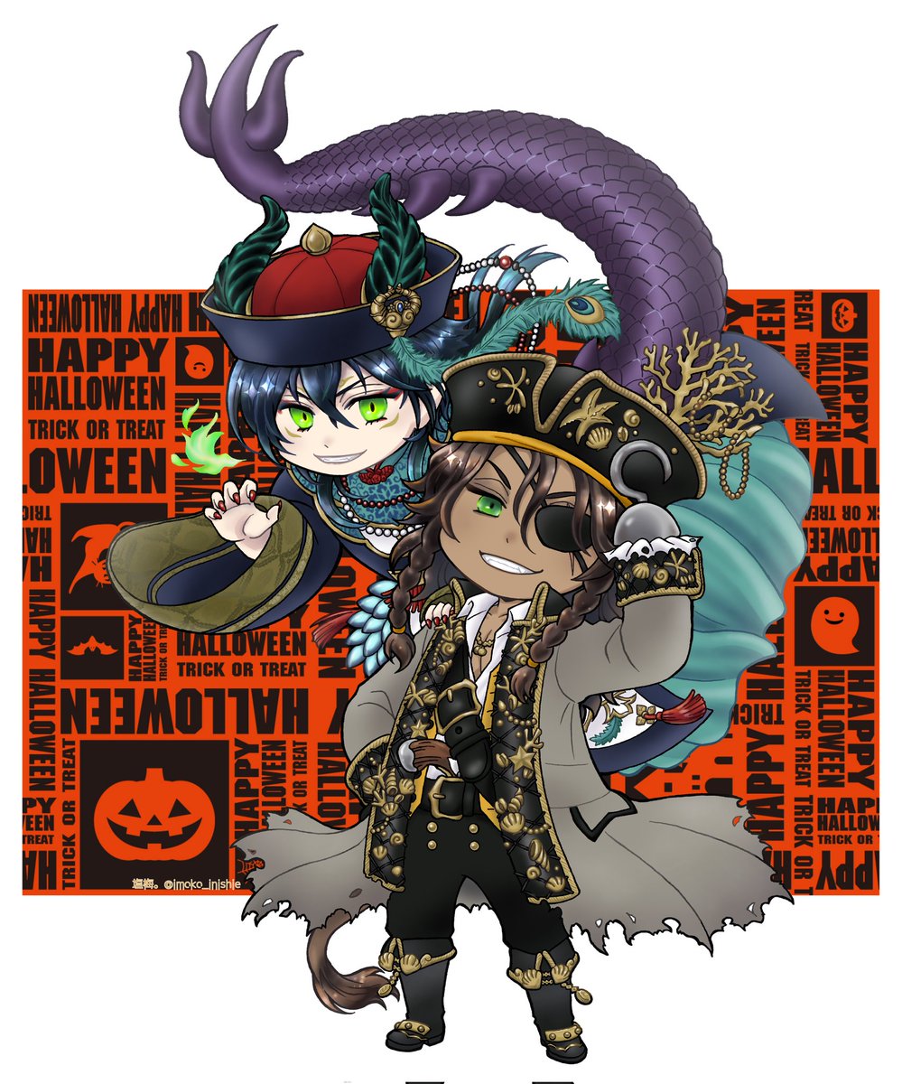 🦁🐲
月末の新規イベ楽しみにしつつ!今年もスケモン🎃👻Boo!!🎃🎃🦁🐲 