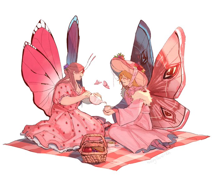 「pink wings」 illustration images(Latest｜RT&Fav:50)