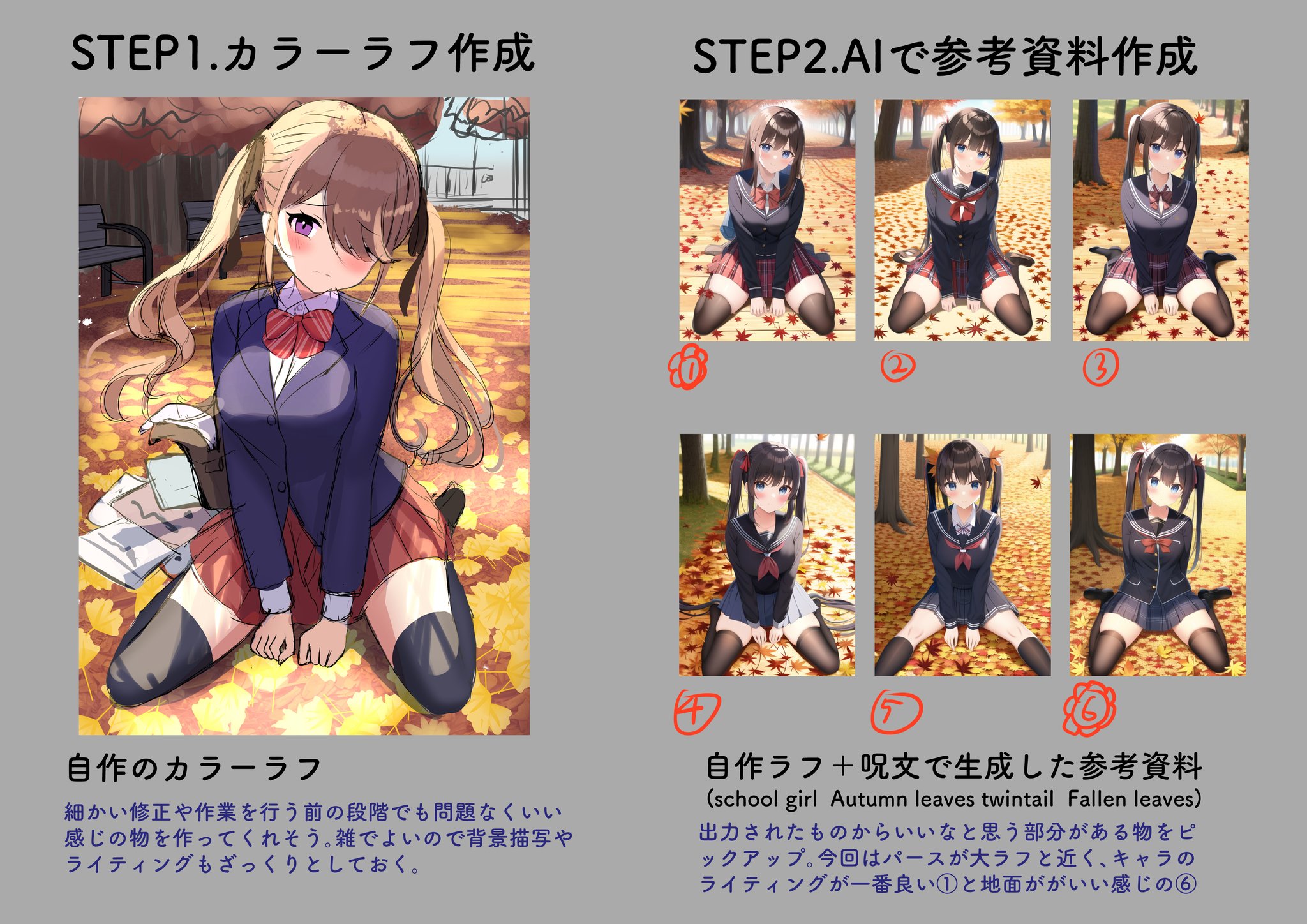 ワンダルチア Novel Aiイラストを参考画像として使えないか試してみました 今回やったのはざっくり色ラフ を描き それを元に出力したものを参考に色ラフを詰めていくというものです 結果 今回たまたまかもしれませんが想像以上にうまくいきましたので ワンダルチア Novel Aiイラストを参考画像として使えないか試してみました 今回やったのはざっくり色ラフ を描き それを元に出力したものを参考に色ラフを詰めていくというものです 結果 今回たまたまかもしれませんが想像以上にうまくいきましたので