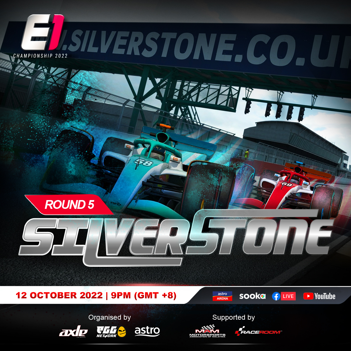 e1race's tweet photo. Regarded as one of the most challenging F1 circuits, Silverstone sets the scene for the next round of the E1 Championship! Was the one-week mid-season break enough for our racers to thoroughly prepare for one of the fastest tracks in the world? https://t.co/7nfpq67LrC