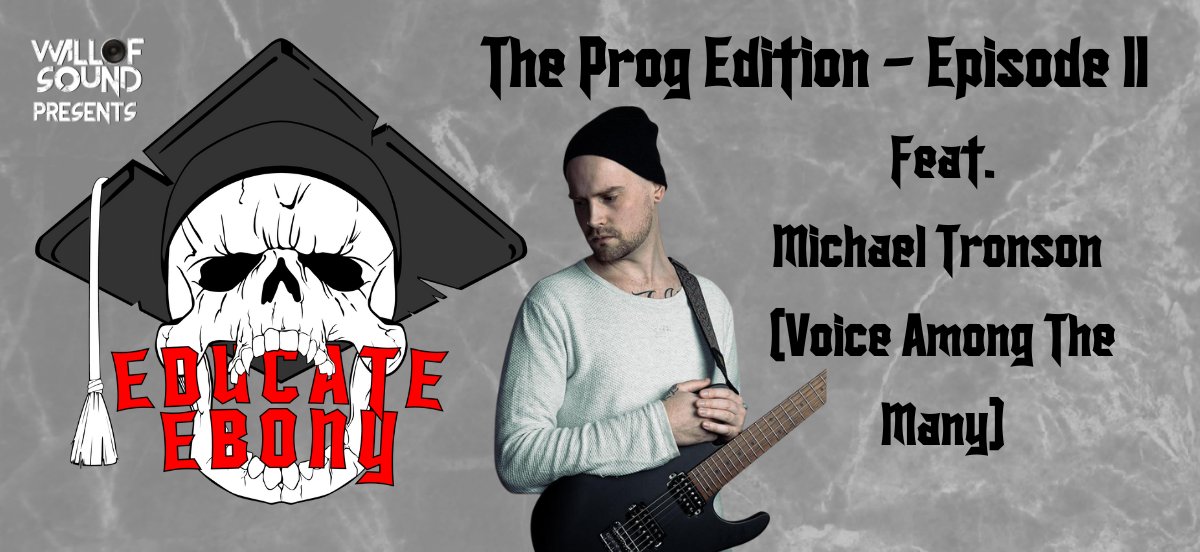 This week say hello to Michael Tronson from <a href="/vatmofficial/">Voice Among The Many</a>! What is the one prog album he thinks you should listen to? I'm feeling generous so I'll give you a hint: it's an album by <a href="/UnderoathBand/">Underoath</a>.

Listen in here: podlink.to/EducateEbonyPo…