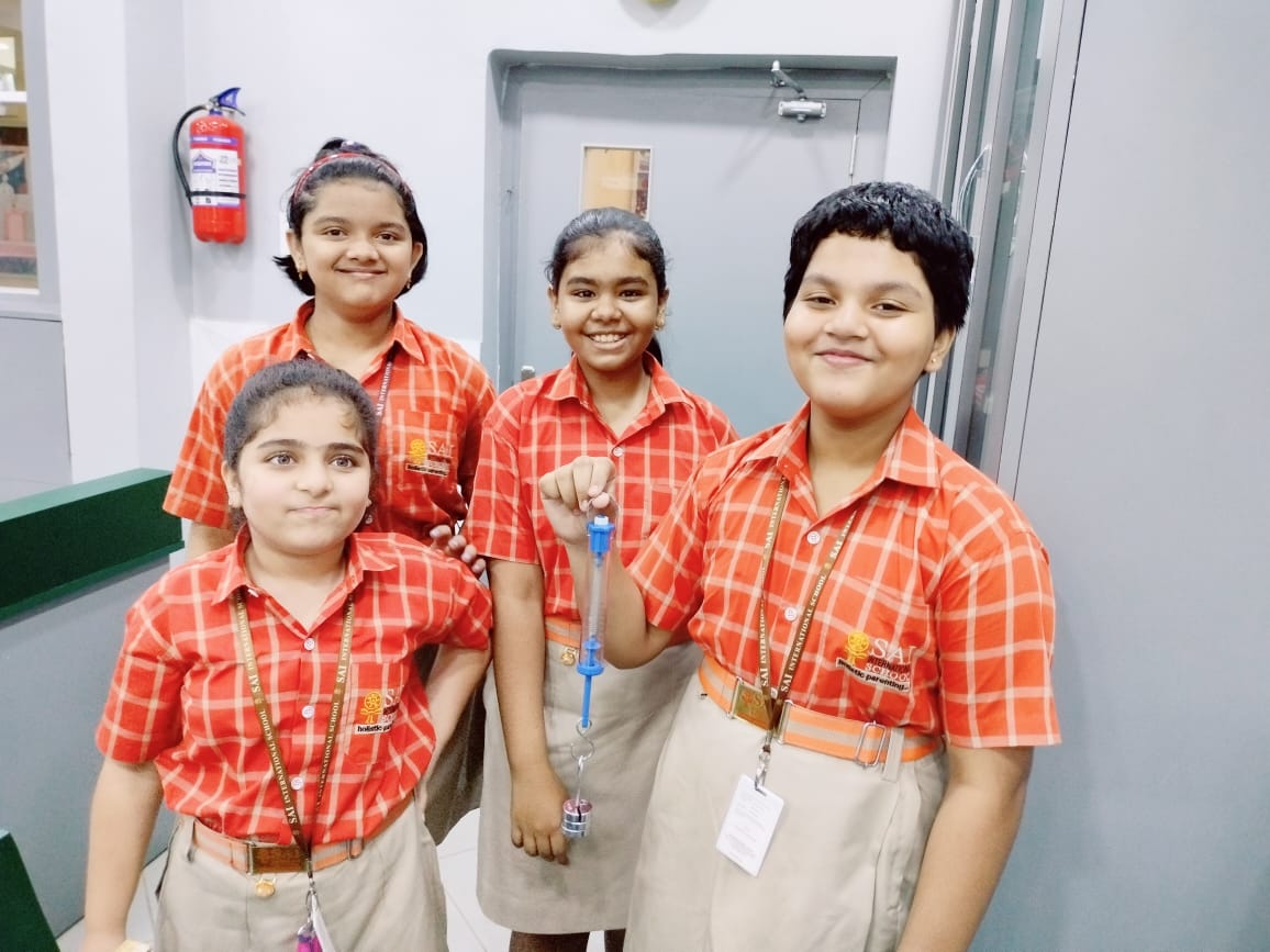 SAI_Edu_In's tweet photo. The Cambridge students of Class V engaged in a fun -filled experiment on floating and sinking. They checked the density of different objects like plastic balls, wooden log and steel weights by observing whether they were floating or sinking. 
#ExperientialLearning
#LabActivities https://t.co/0zbC6S70cY