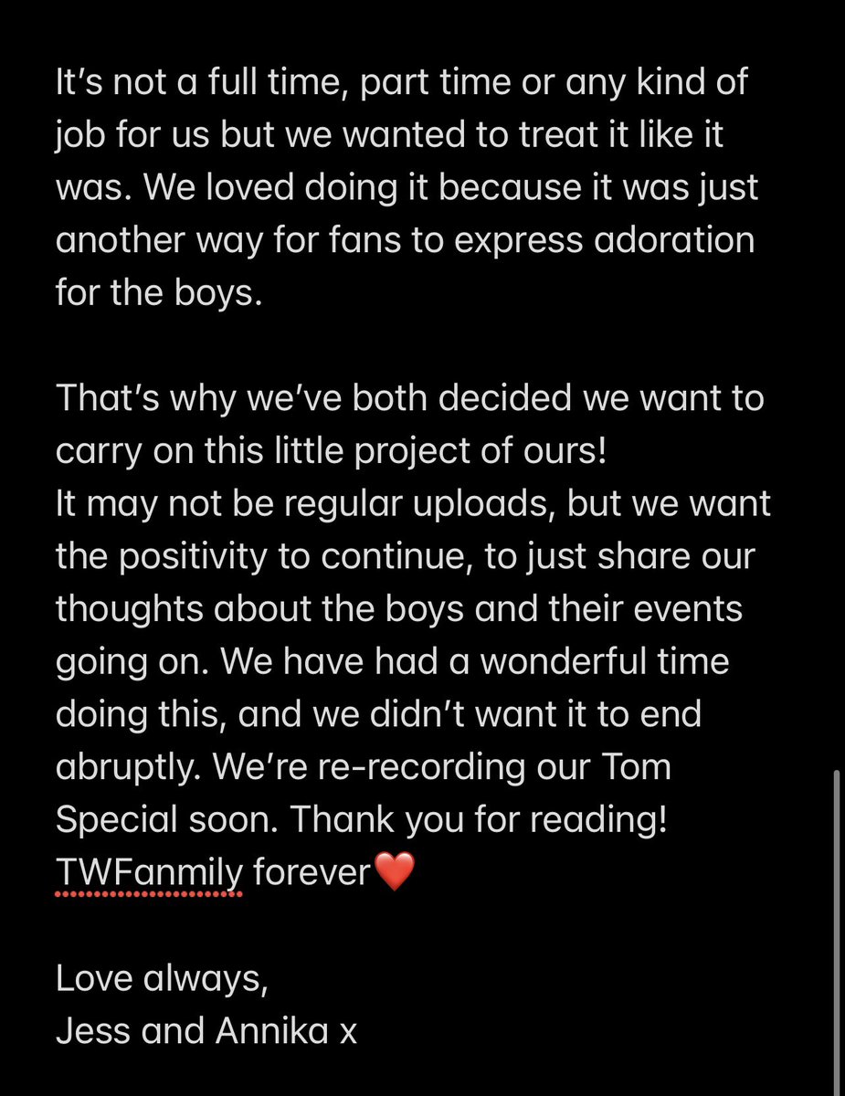 TLR UPDATE! Please read🫶🏼