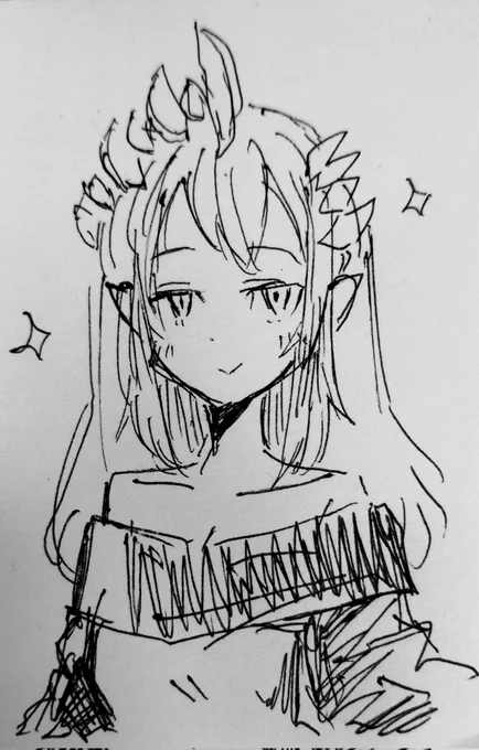 仕事中に付箋にする適当な落書きがいっちゃん楽しい( 