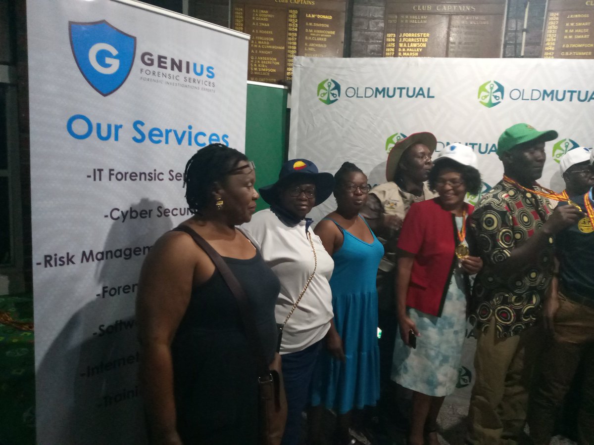GeniusForensics's tweet photo. As Genius Forensic Services  we had a wonderful exposure, interactions and networking with other cooperates at the Gweru Intercity Gold tournament    for Exhibition .The Harare City Team got the first position and we managed to give all winners prizes. https://t.co/jHNSJR7sQq