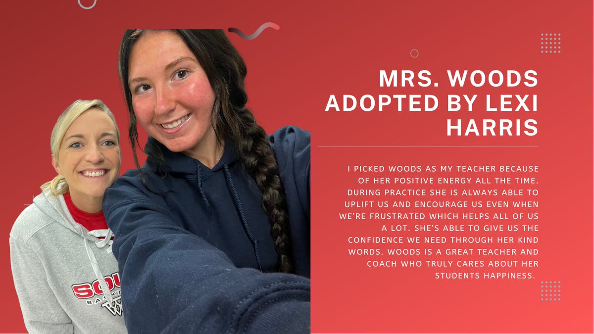 Mrs. Woods - Adopted by Lexi Harris
<a href="/CoachWoodsFZS/">Allie Woods</a>