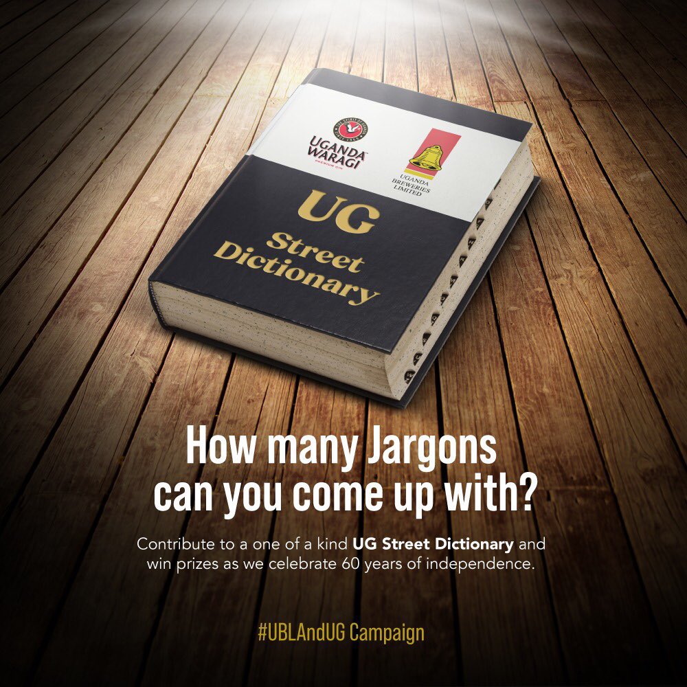 𝘿𝙖𝙙𝙙𝙮 𝙀𝙡𝙨𝙞𝙚 👼 (@k_ajuna) on Twitter photo So <a href="/UgandaBreweries/">Uganda Breweries Ltd</a> is compiling a jargons dictionary call it the “UG Street Dictionary” and the jargon with the highest engagement will win a hamper courtesy of <a href="/UgandaBreweries/">Uganda Breweries Ltd</a>
Submit yours now using the hashtag #UBLAndUG & tag <a href="/UgandaWaragi/">#TheSpiritThatBindsUs</a> the spirit that binds us. So <a href="/UgandaBreweries/">Uganda Breweries Ltd</a> is compiling a jargons dictionary call it the “UG Street Dictionary” and the jargon with the highest engagement will win a hamper courtesy of <a href="/UgandaBreweries/">Uganda Breweries Ltd</a>
Submit yours now using the hashtag #UBLAndUG & tag <a href="/UgandaWaragi/">#TheSpiritThatBindsUs</a> the spirit that binds us.