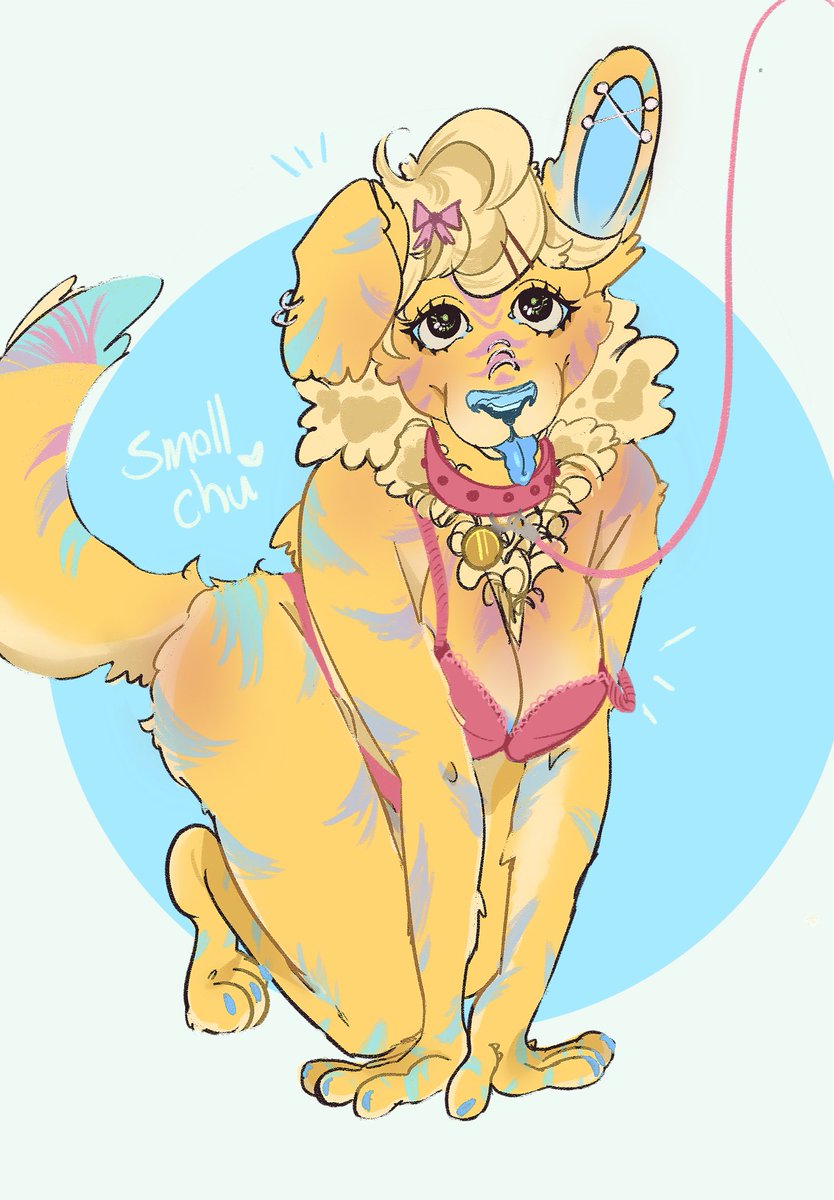 Smollchuuu's tweet photo. @artcher_artwork Hii my name is smollchu! I want to become a full time artist and make cutesy art for all people or furry of any and every size! https://t.co/WMlkwuWTsG