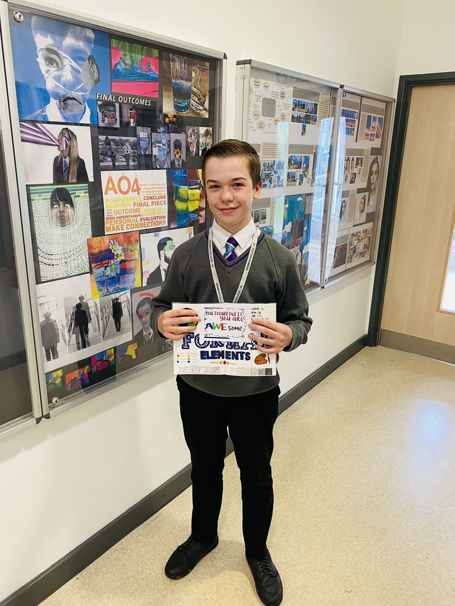MrsWilkinson16's tweet image. My AWEsome student award for today goes to Dylan, for his amazing Formal Elements work. 💜🎨✏️ @NewmanRCCollege @ArtatNewmanRC #AWEsome #AWEsomeweek
