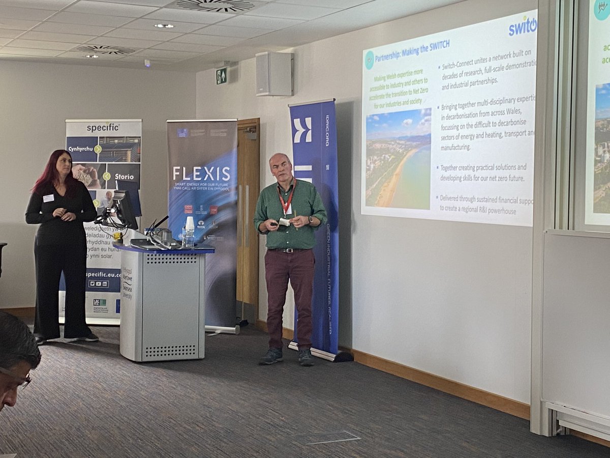 Positive response to @ProfDaveWorsley and <a href="/SaMI_Swansea/">Steel and Metals Institute</a> Debbie Baldrey’s presentation of plans for N0W SWITCH

“It’s not just about one company…@SwitchWales opens up the opportunity for all South Wales industries to come together”
