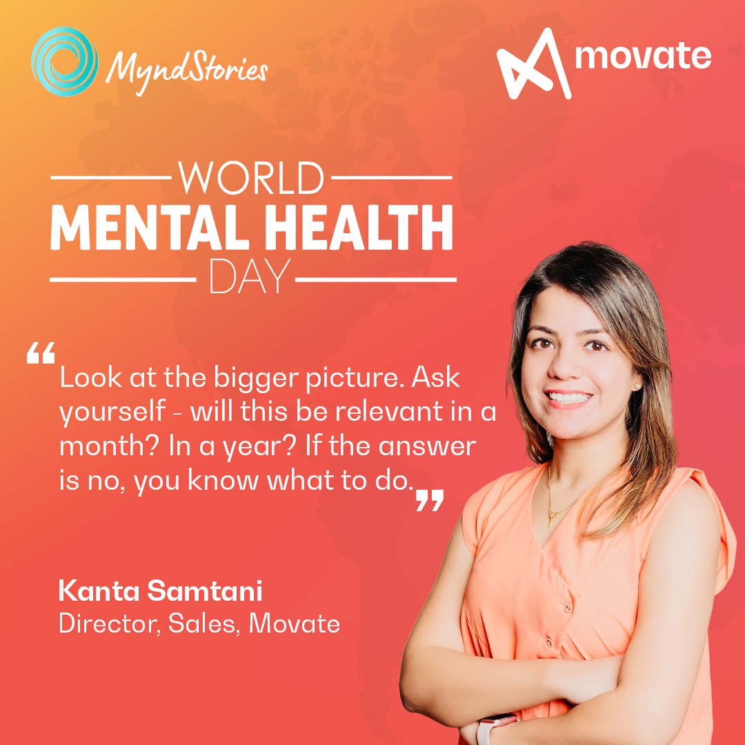 In this blog featured on <a href="/MyndStories/">MyndStories</a> on account of World Mental Health Day, Kanta Samtani and other #movators share their views about dealing with work-related stress. Give it a read and let us know your thoughts!

myndstories.com/mental-health/…

#movate #WorldMentalHealthDay2022