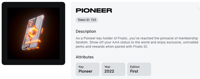 kujalb's tweet photo. Finally Find a PIONEER NFT of @FNATIC 1of 1000 cost 600$ buy for only 0.2ETH today https://t.co/QX3tblyROY
