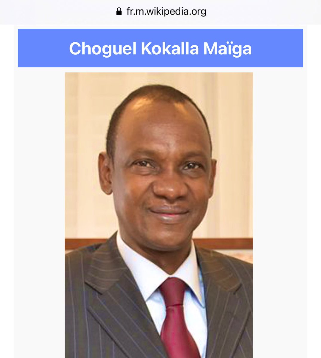 🚨#MALI #URGENT 
CHOGUEL KOKALA MAIGA, Premier Ministre de la transition du Mali 🇲🇱 vient de rendre sa démission ce mardi 11 Octobre à 10H30, par courrier adressé au cabinet du président de la transition. 
Fin d’une ère.