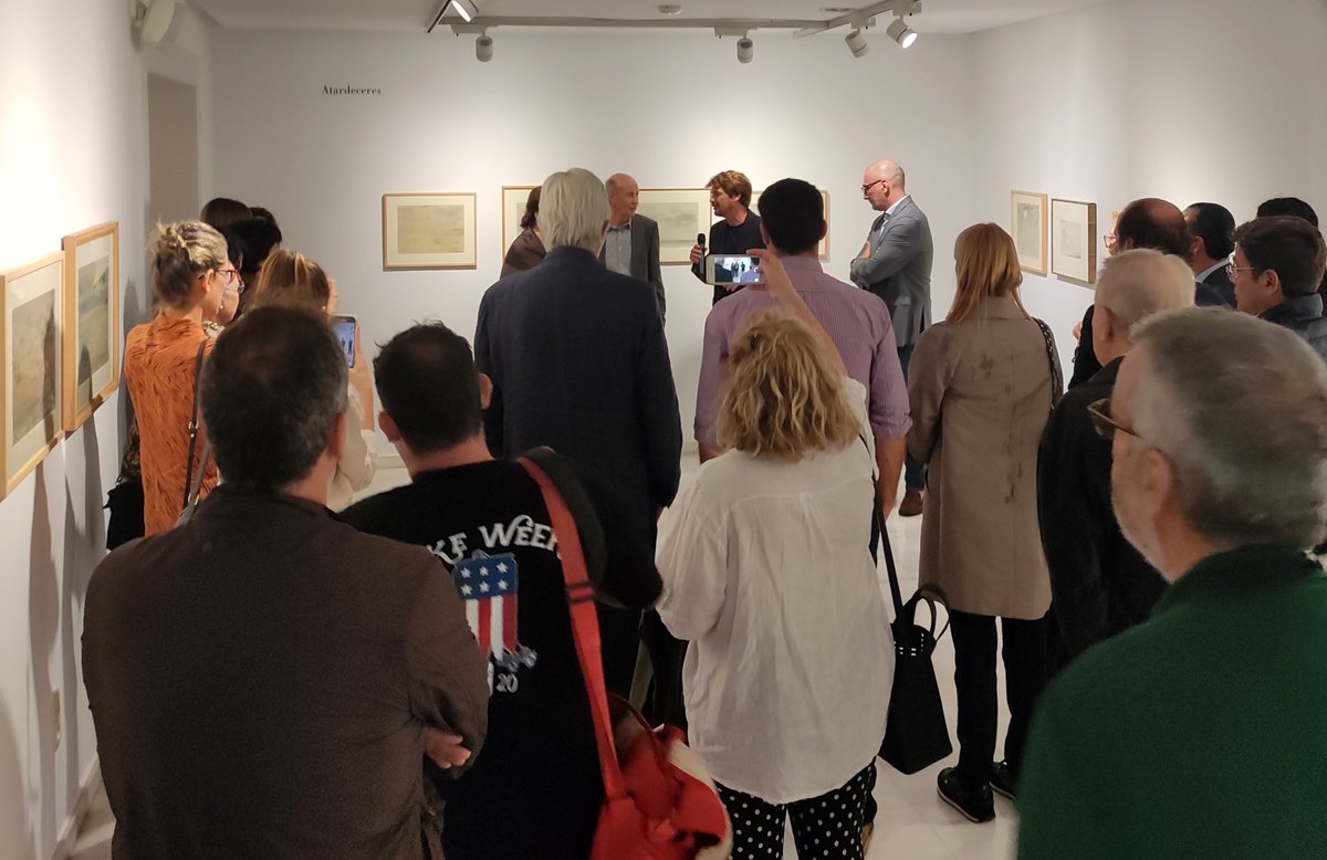 museoramongaya's tweet photo. Gracias a todos los que os acercasteis ayer a la #exposición #MarMenor de #PedroSerna, fue un éxito. Y gracias a @rex_pedro Concejal de Cultura, Turismo y Deportes y al @AytoMurcia por su continuo apoyo al Museo Ramón Gaya de Murcia.
@CulturaMurcia #32AniversarioMuseoRamónGaya https://t.co/fkskGMWvEJ