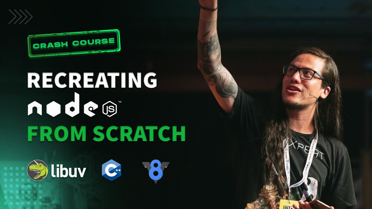 erickwendel_'s tweet photo. Bun? @deno_land? @Nodejs? What about Creating your own JavaScript Runtime using @v8js, Libuv, and more? 😬🔥

🧵/1

#javascript #developer #programming #experiment #proofofconcept #nodejs #bun #deno #creatingmyownx #madscience #research #v8 #libuv #cpp https://t.co/RNT6Fu9Km3