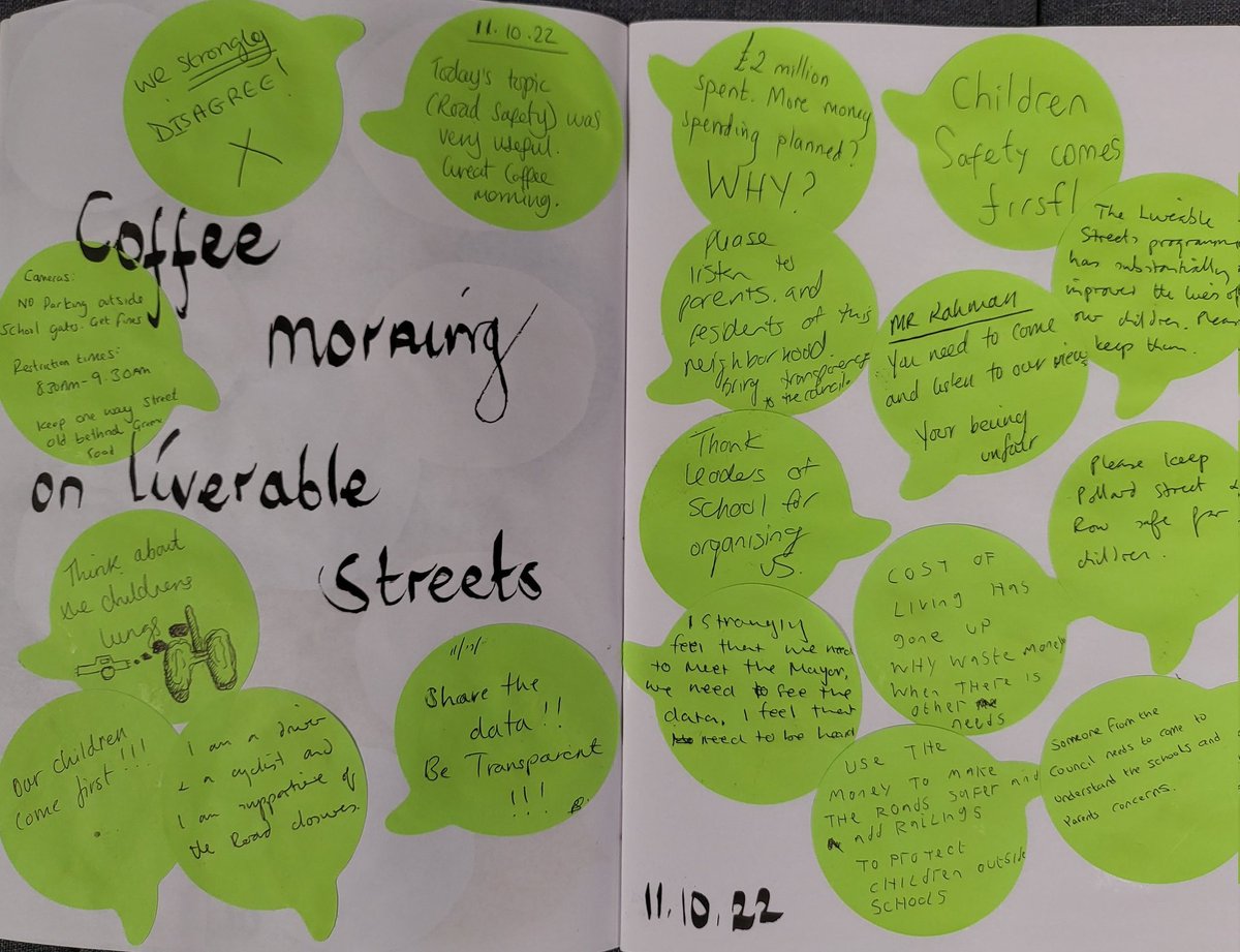 ElizabethSelby's tweet photo. #cofeemorning #liveablestreets #towerhamlets @LutfurRahmanTH
Really productive session with the liveable team discussing the streets around our school. As always thanking those parents who attended the coffee meeting. https://t.co/wyqS4mUaf8