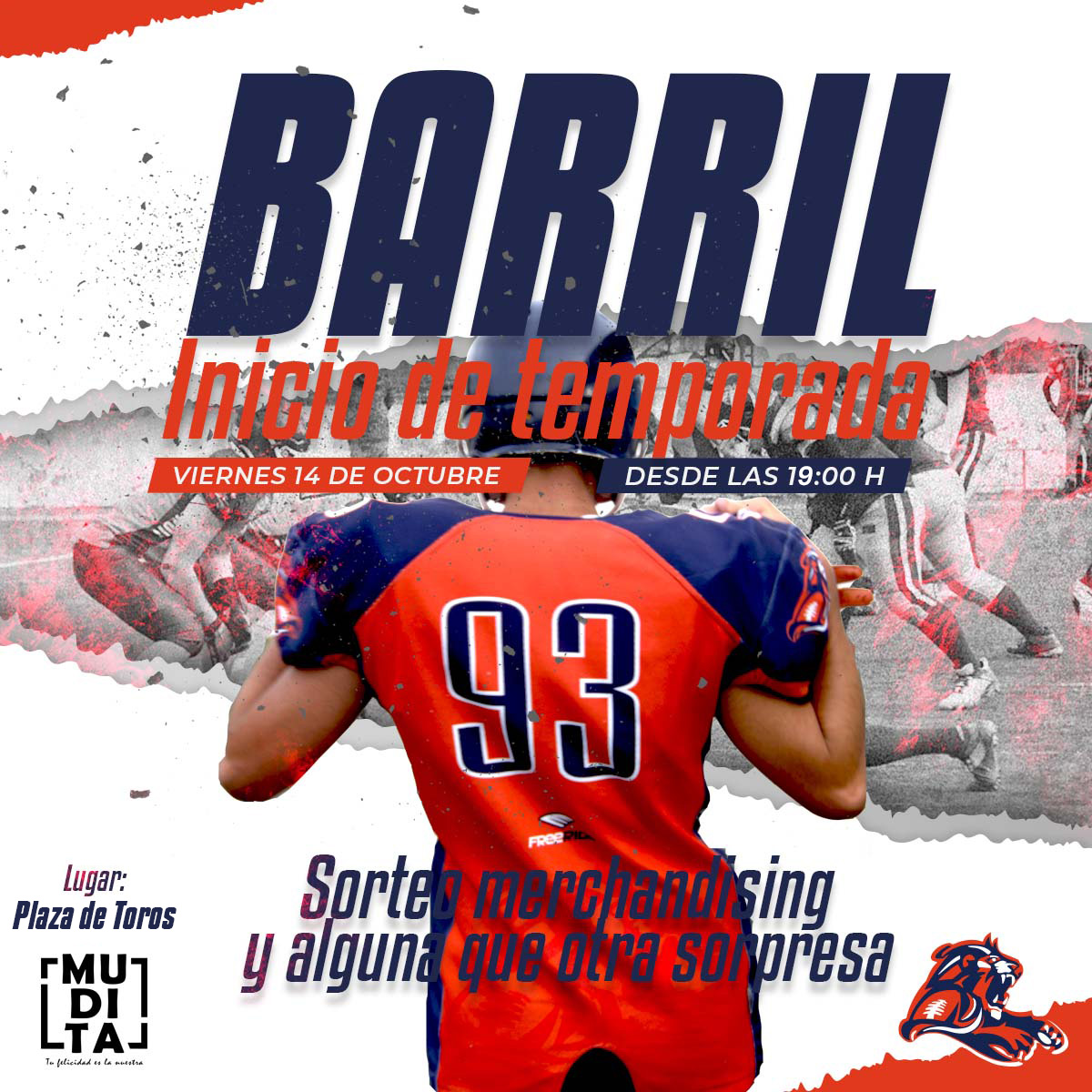 📣 ¡Barrilazo de inicio de temporada! 📣

¿Te lo vas a perder? 🧐😜💪

❤ Barril para financiar gastos del club.
📍 Pub MUDITA (Calle Dr. Marañón 4, Plaza de Toros, Granada).
⏰ A partir de las 19h.
📅 Viernes 14 de octubre.