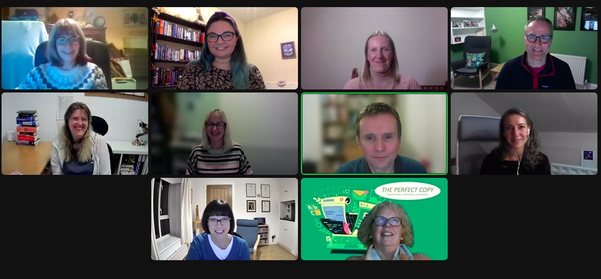 ManchesterSfEP's tweet photo. Thanks for a great chat, @lisadecaux, @GHughesEd, @alisonproofread, @KarenProofread, @jammy_janet, @Loulou_973, @proofwriteltd and others! We talked about the conference, CPD, tech, and, of course: Christmas dos.

Your co-coordinators will get back to you soon on that last one!😉 https://t.co/TreIsVeQEu