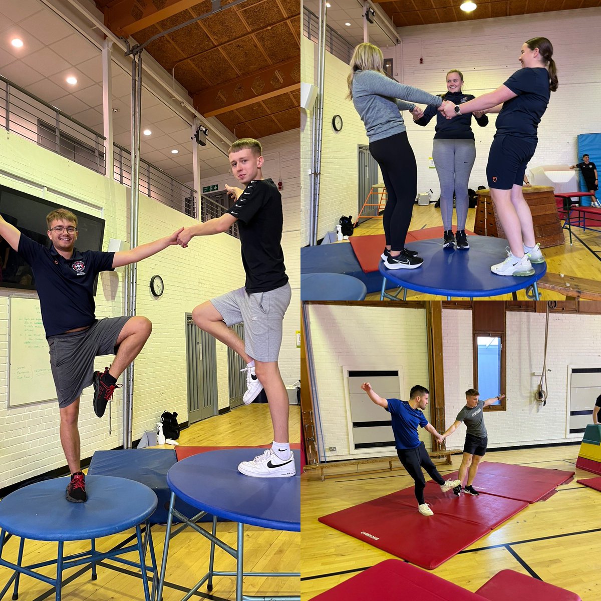 karenmunro28's tweet photo. Gymnastics for Year 2 on the MAPE programme. Working on adapting and applying skills learnt on the floor to apparatus.
Discussions on the different teaching styles that the teacher may use when working in this environment. #ecologicalfactors #teachingstyles #theoryandpractice https://t.co/OcuW0245jZ