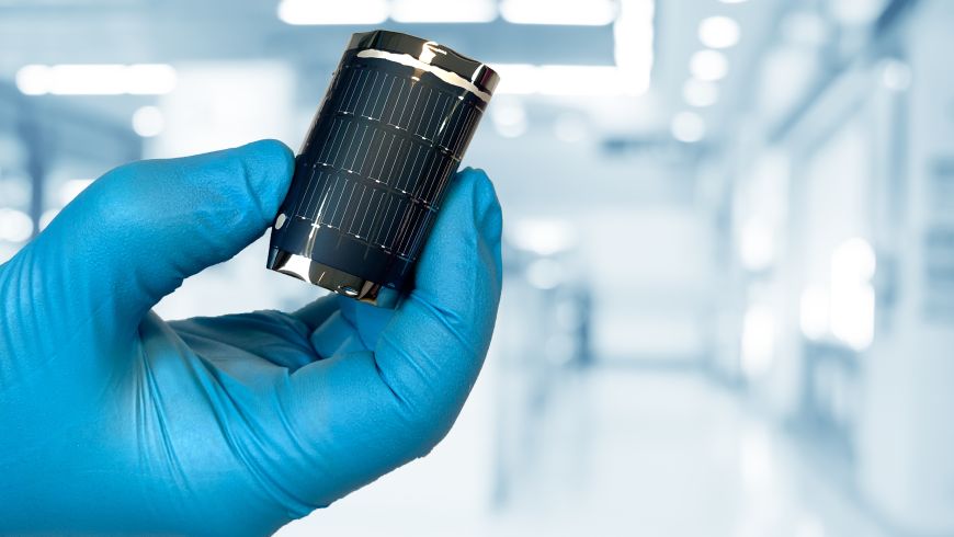 pvmagazine's tweet photo. Swiss scientists achieve 22.2% efficiency for flexible CIGS solar cell: Scientists result have confirmed a 22.2% efficiency rating for a flexible CIGS solar cell with Germany’s Fraunhofer Institute for Solar… https://t.co/f9VOJ9kDK9 #solarenergy #renewableenergy #sustainability https://t.co/OtMOPbZH6s