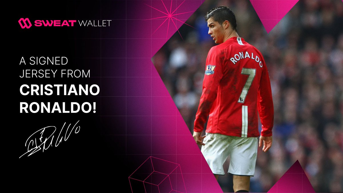 SweatEconomy's tweet photo. SIUUUUUU 🇵🇹

Win a signed Cristiano Ronaldo jersey in the Sweat Wallet app rewards now! Giveaway ends soon💧 https://t.co/eqDYrr6D1I