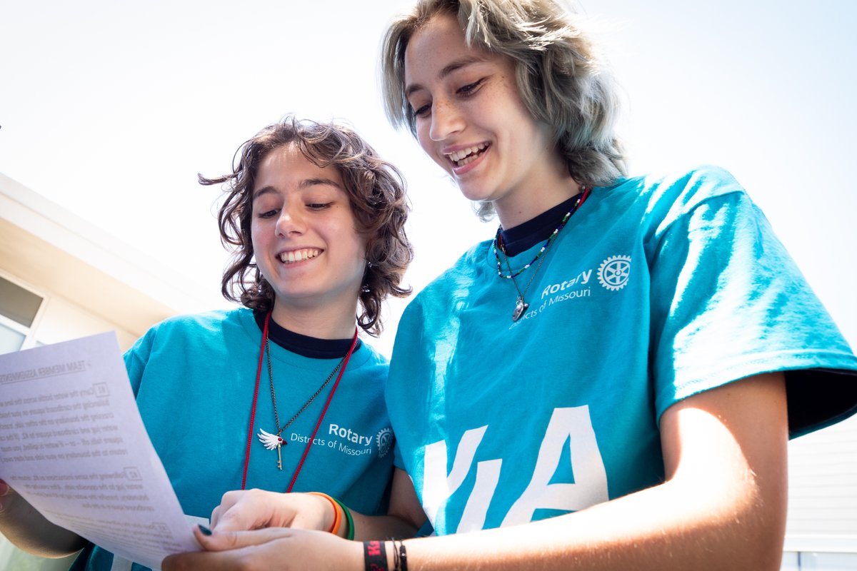 Rotary's tweet photo. Who runs the world? Girls! For International #DayofTheGirl, we’re supporting @GirlUp and celebrating young female leaders of #Rotary programs. Who is a #GirlHero in your community that you’re celebrating today? #InternationalDayofTheGirl https://t.co/67lfsOk0cm