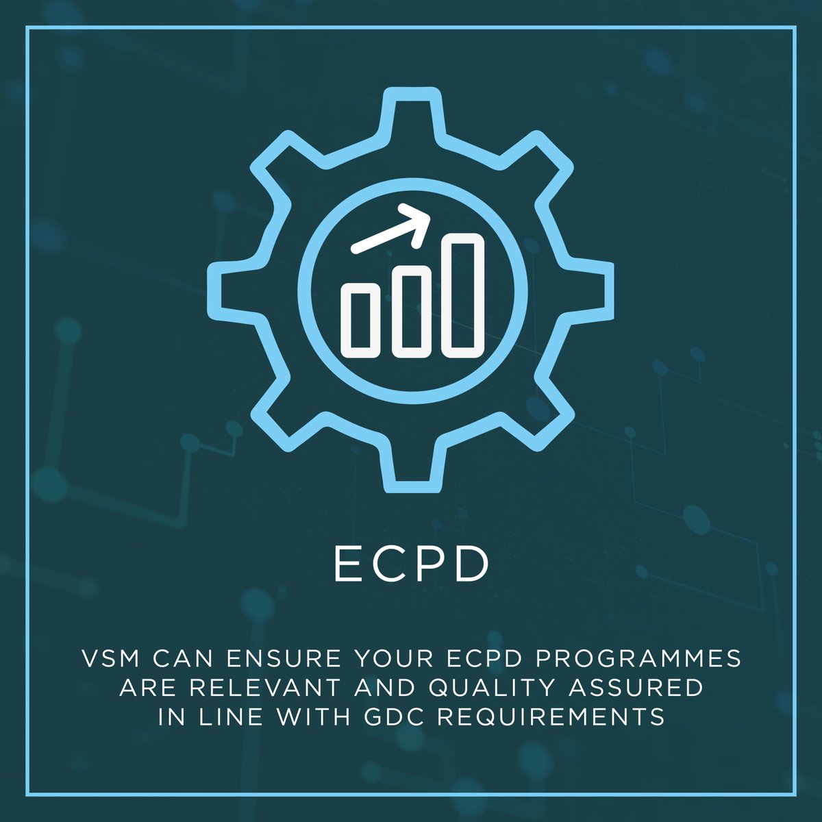 VSM_Tweets's tweet photo. The GDC is currently undertaking a study to evaluate, understand and learn how the current ECPD scheme is working. VSM can ensure your ECPD programmes are relevant and quality assured in line with GDC requirements. #VSMMarketing #ECPD #DentalEducation https://t.co/U4bmUBQ0BF