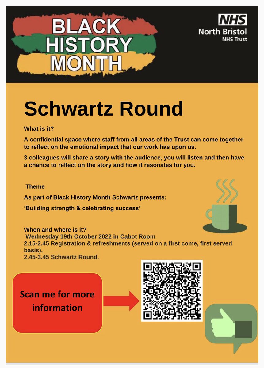 NBT Staff Psychology Team (@nbt_staffpsych) on Twitter photo Join 3 colleagues sharing their stories, and space to reflect together, at the next Schwartz Round 19th October - all colleagues welcome 👇🏽👇🏿👇🏻<a href="/NorthBristolNHS/">North Bristol NHS Trust</a> @NBTWellbeing Join 3 colleagues sharing their stories, and space to reflect together, at the next Schwartz Round 19th October - all colleagues welcome 👇🏽👇🏿👇🏻<a href="/NorthBristolNHS/">North Bristol NHS Trust</a> @NBTWellbeing