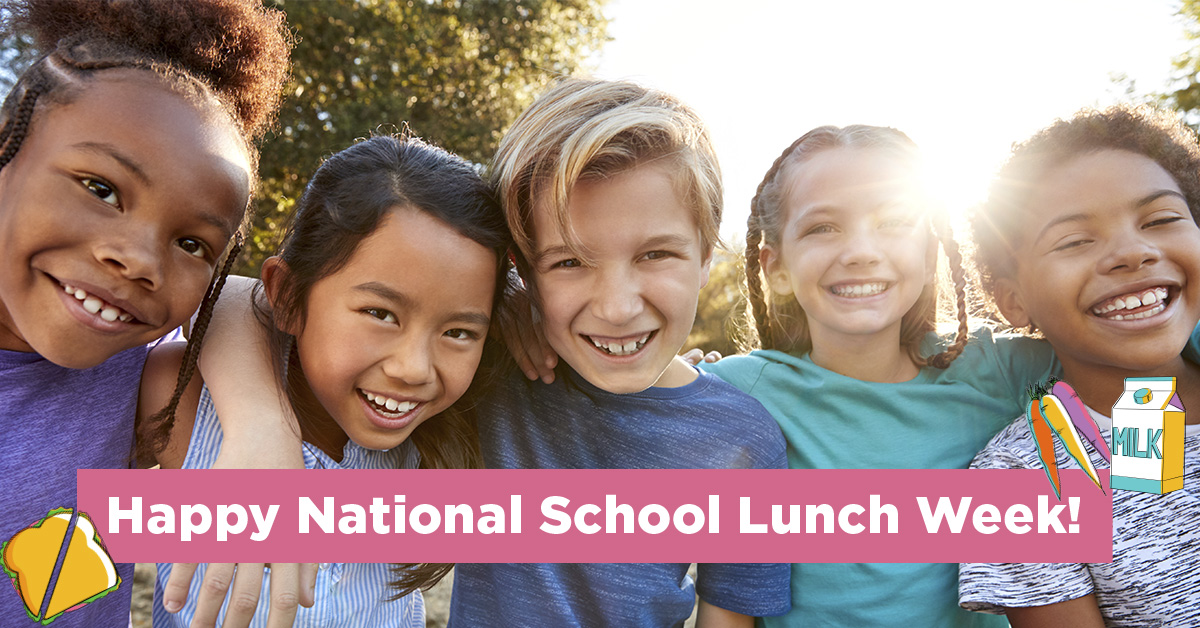 NoKidHungryNC's tweet photo. It's National School Lunch Week! Join us as we celebrate school lunch and the school nutrition staff who work day in and day out to ensure kids have the nutrition they need. #NSLW22 https://t.co/45Si6jD4EE