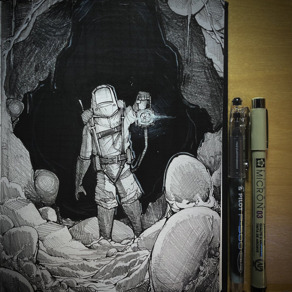 BlankFaceStdio's tweet photo. Day 9 and 10 of #Inktober !
#inktober2022 https://t.co/kq3zPTvZxj