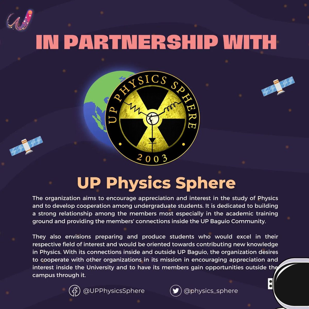 wanderers_ph's tweet photo. And like most successes, ours wouldn't have been possible if we were doing it alone. 💫

Hence, we would like to thank the following organizations for their contributions towards space education! 

We hope to wander again with you through 𝒘𝒐𝒓𝒍𝒅𝒔 𝒐𝒇 𝒘𝒐𝒏𝒅𝒆𝒓𝒔! 🌌 https://t.co/VjpHq4Istw