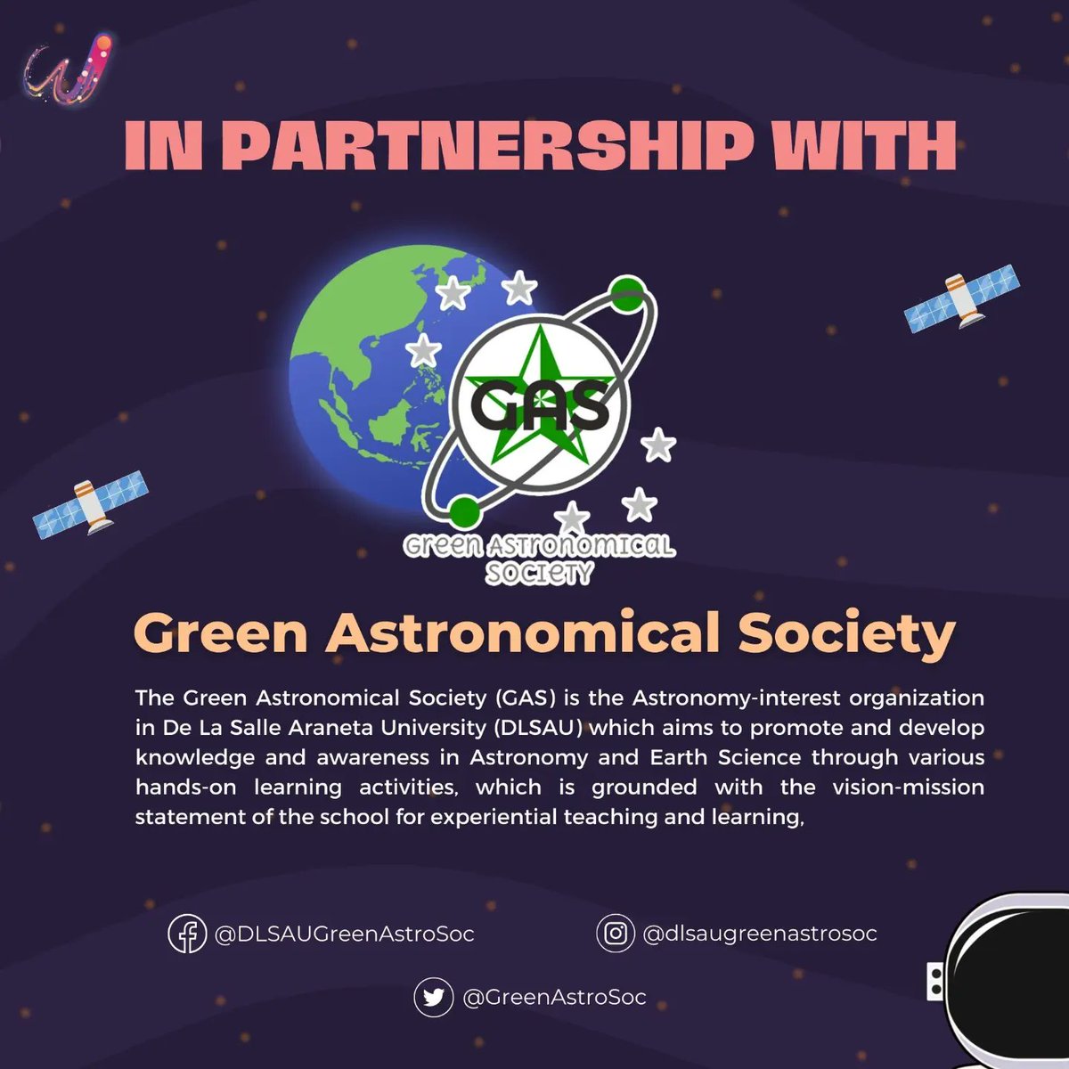 wanderers_ph's tweet photo. And like most successes, ours wouldn't have been possible if we were doing it alone. 💫

Hence, we would like to thank the following organizations for their contributions towards space education! 

We hope to wander again with you through 𝒘𝒐𝒓𝒍𝒅𝒔 𝒐𝒇 𝒘𝒐𝒏𝒅𝒆𝒓𝒔! 🌌 https://t.co/VjpHq4Istw