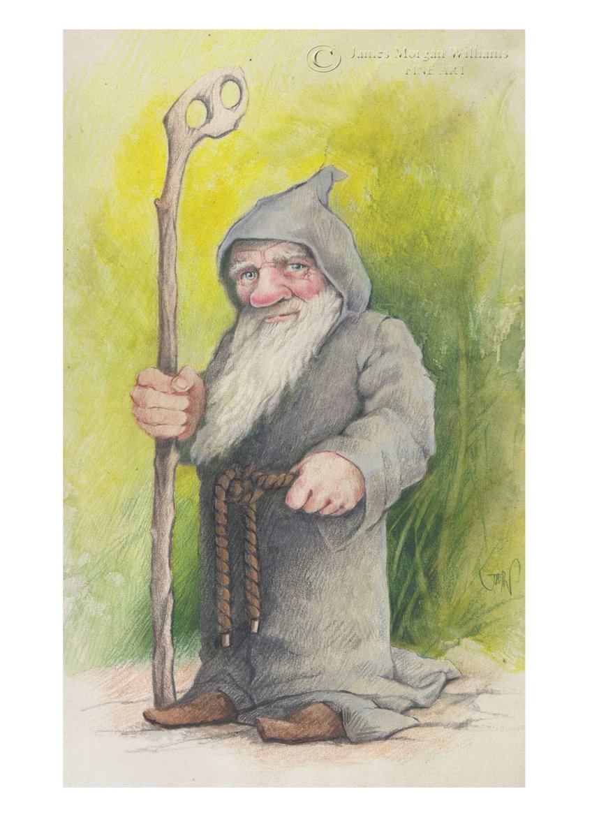 JamesMorganW's tweet photo. Excited to share the latest addition to my #etsy shop: Wise Gnome of the Forest, signed giclee print https://t.co/7DzJ9Q4qW4 #unframed #bohemianeclectic #vertical #gnome #fairy #fantasy #elf #wizard #print https://t.co/w975w0BuVm