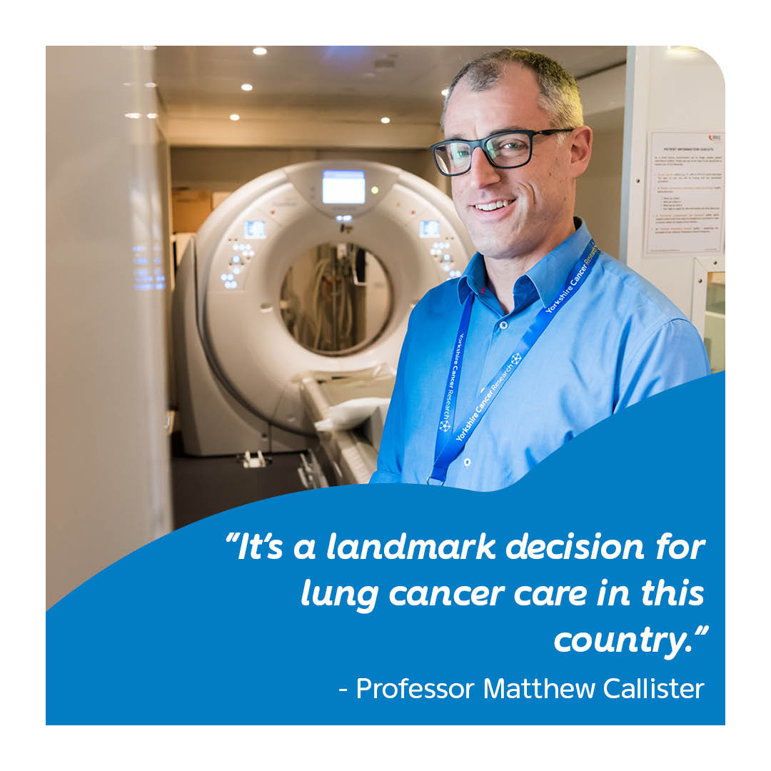 yorkshirecancer's tweet photo. Following the recommendation that a lung screening programme should be introduced nationally, we’d like to thank those involved in @LungHealthCheck for contributing to the evidence needed to make this a reality 💙
https://t.co/zcKautR9TV https://t.co/Kr53lAMqgM