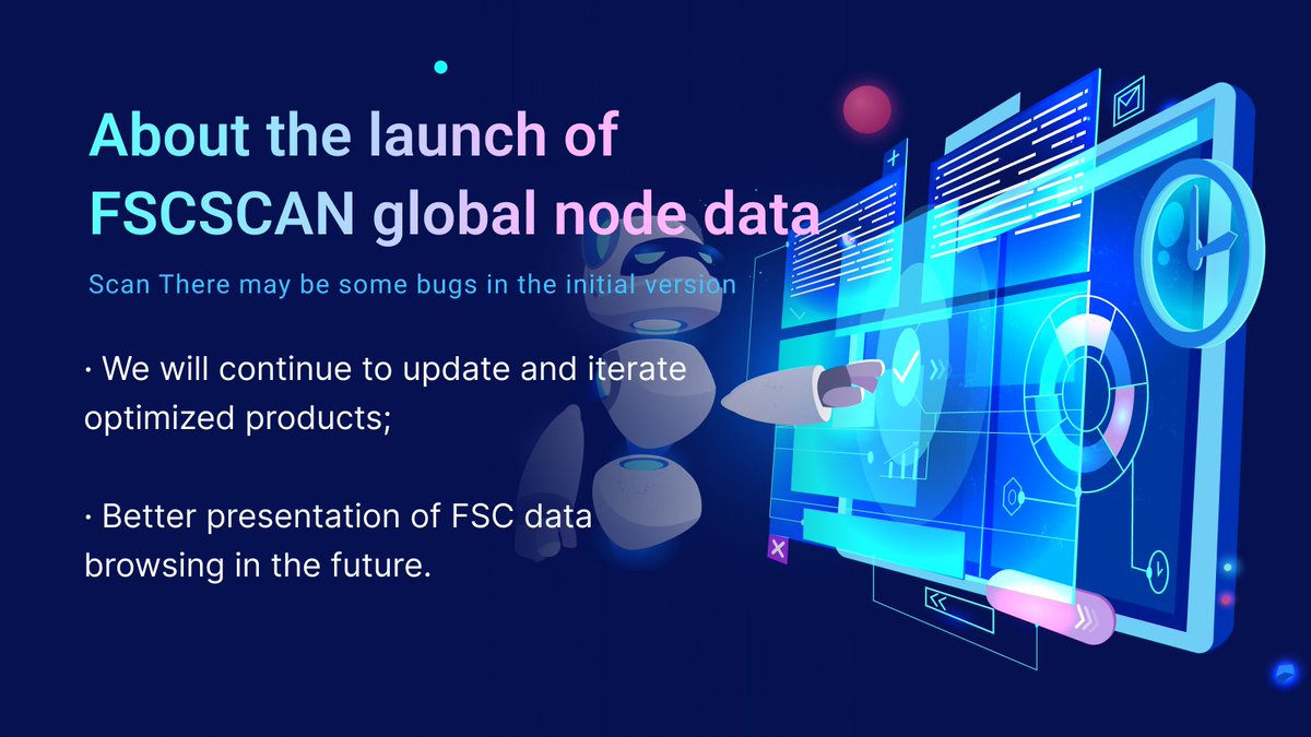 FONSmartChain's tweet image. 🐘About the launch of FSCSCAN global node data
🙏There may be some bugs in the initial version

✨We will continue to update and iterate optimized products
✨Better presentation of FSC data browsing in the future

🏆Visit fonscan.io