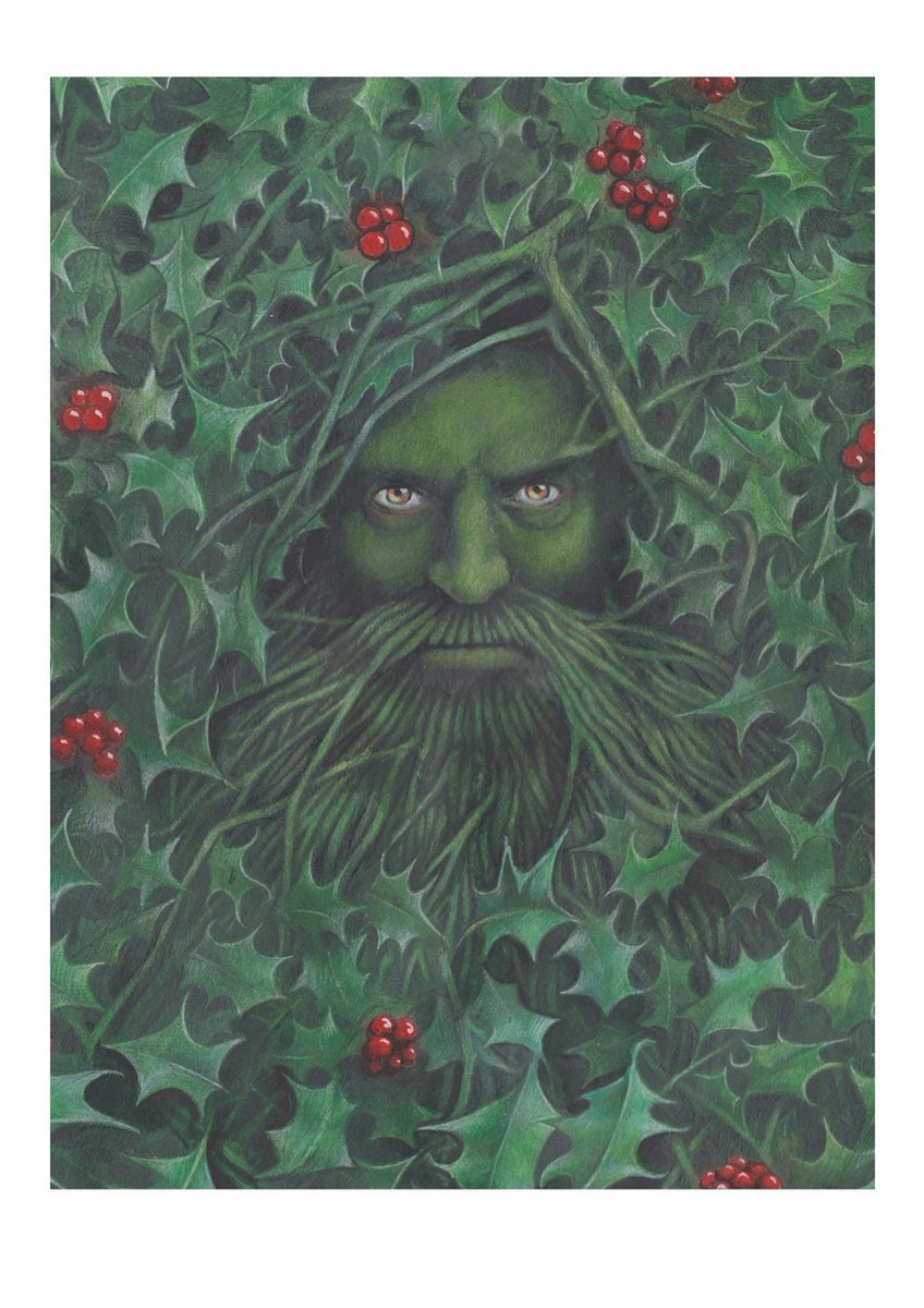 JamesMorganW's tweet photo. Excited to share the latest addition to my #etsy shop: Spirit of Yule https://t.co/qq9F6SEWUl #green #christmas #red #bohemianeclectic #yule #xmas #pagan #wallart #decor https://t.co/5EA7rLE2kp