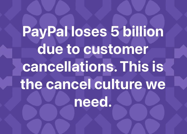 #BankruptPaypal  truly fucking idiots seeking to enslave the masses.  🖕🏼😎🖕🏼