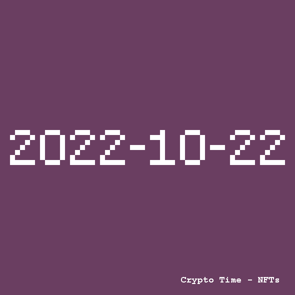 CryptoTimeNFTs's tweet photo. #2022-10-22  
Time, a single NFT per day on https://t.co/w2B4Ws77h4 

unique piece by the artist  @olivier_terral
OpenSea >>  https://t.co/mq20Ke2Qga 

#nft #blockchain #nfts #collection #nftcommunity #drop  #pixelart  #nftcollector #crypto #digitalart #art #cryptoart  #ethereum https://t.co/MXoQOKACA5