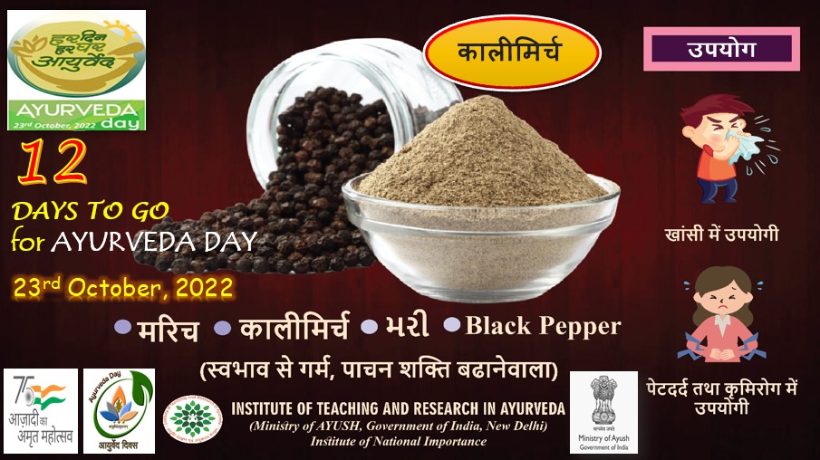 Just 12 days to go for the #AyurvedaDay2022.

Join us in the grand celebrations.

#Ayush #HarDinHarGharAyurveda #Ayurveda
#moayush