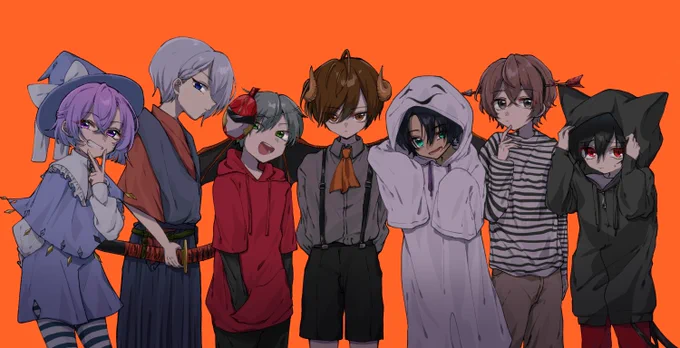 そろそろハロウィンもあるので去年のビハロウィン絵も置いとこ 