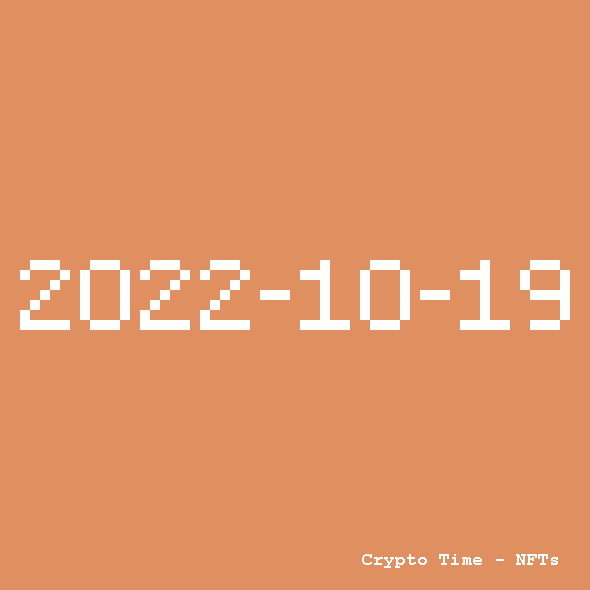 CryptoTimeNFTs's tweet photo. #2022-10-19  
Time, a single NFT per day on https://t.co/FTlf38CJ34 

unique piece by the artist  @olivier_terral
OpenSea >>  https://t.co/mq20Ke2Qga 

#nft #blockchain #nfts #collection #nftcommunity #drop  #pixelart  #nftcollector #crypto #digitalart #art #cryptoartcollector https://t.co/L4O7aI1DyM