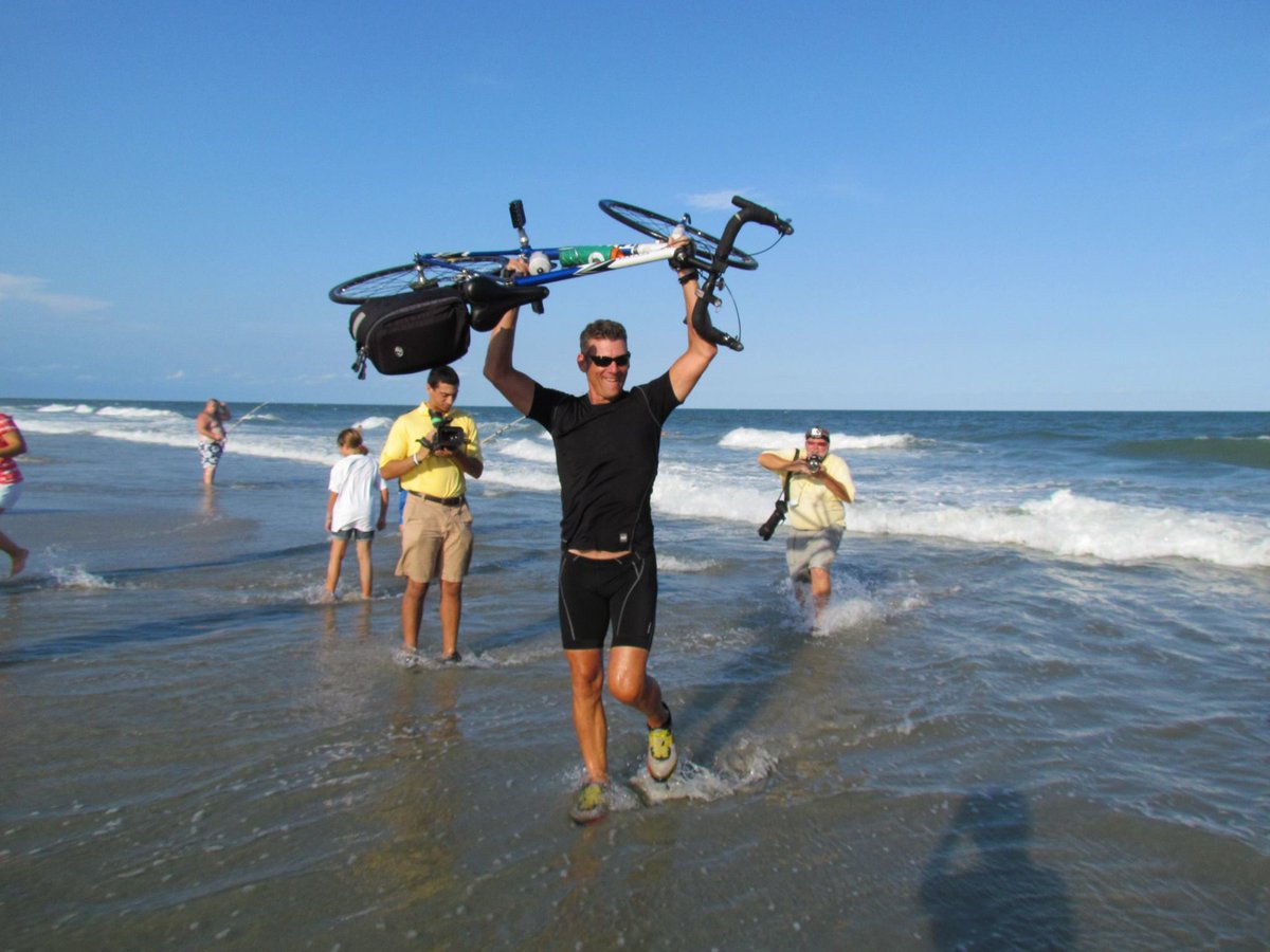 James Brown (Education, '83) completed the 2022 Ashley G. Bicycle Ride Across America! The ride began on June 20 at the Golden Gate Bridge in San Francisco, CA and ended 3,150 miles later in Surfside Beach, SC. facebook.com/spadonicollege…