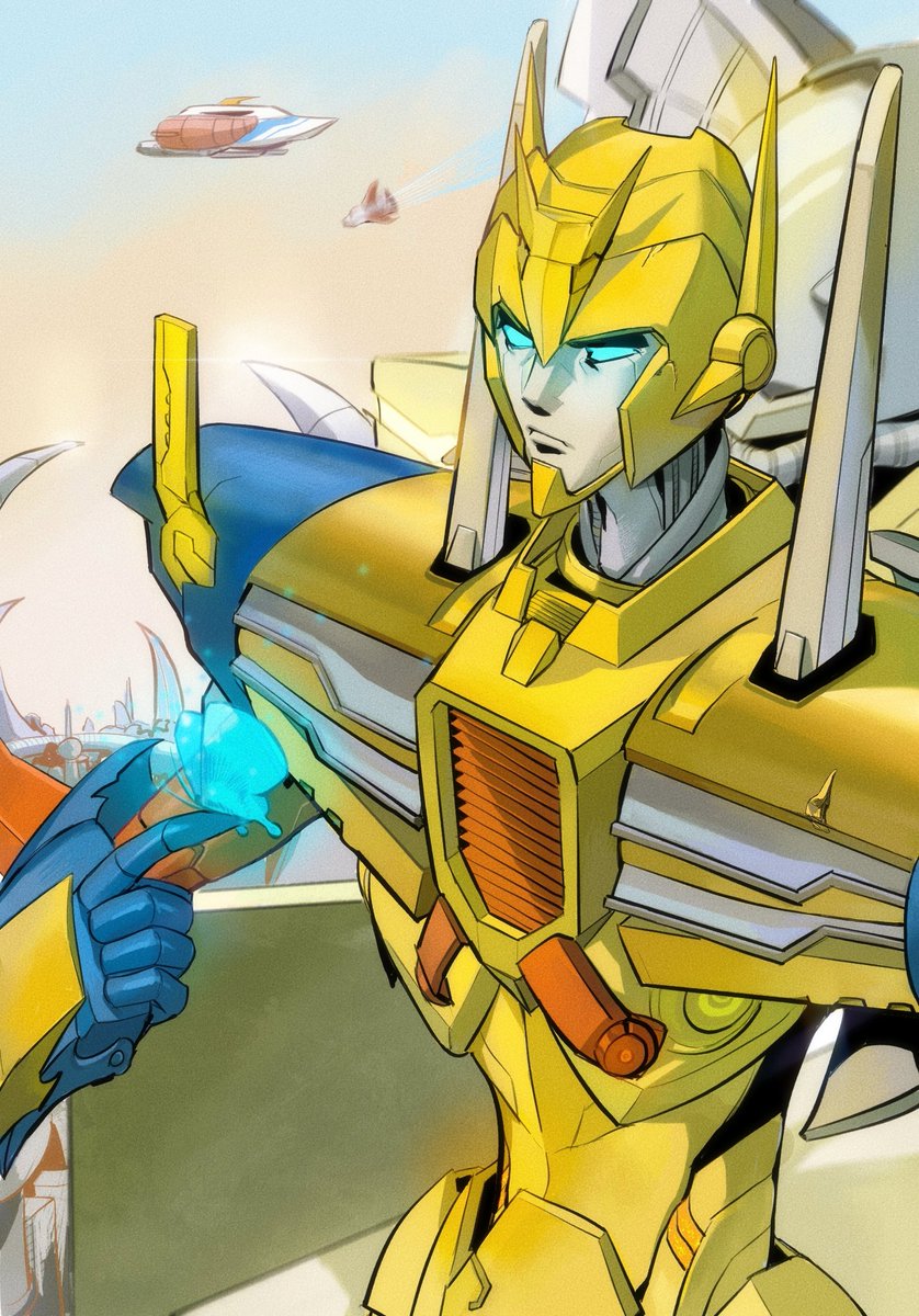 绘制了变形金刚idw漫画中的铁鹰！很可惜没能看到他的更多出场画面😢😢😢#Transformers #IDW